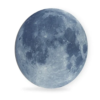 Alu-Dibond Wall Circle Full Moon 