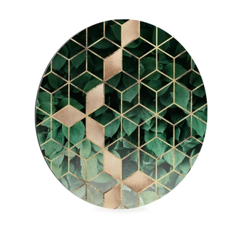 Alu-Dibond Wall Circle Fredriksson - Nature Meets Geometry 