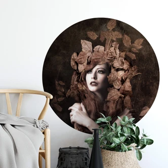 Wall sticker round - Artemis daughter of Zeus 