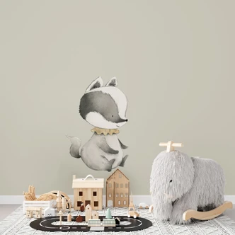Wall sticker Cute badger - Oliver Robins 