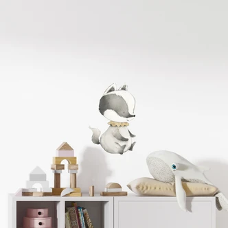 Wall sticker Cute badger - Oliver Robins 