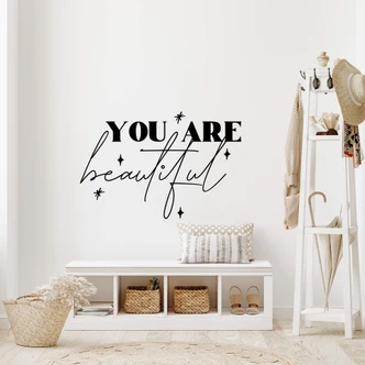 Wall sticker You are beautiful 
