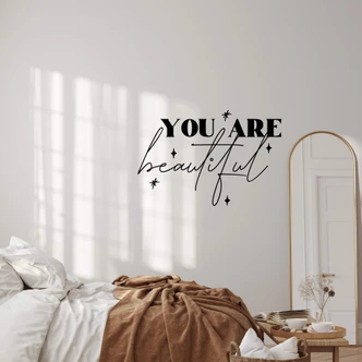 Wall sticker You are beautiful 