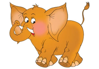 Female Elephant Wall sticker 