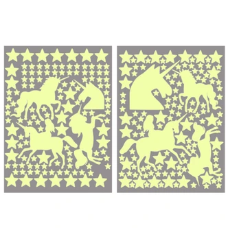 Wall Sticker Stars Unicorn Set 
