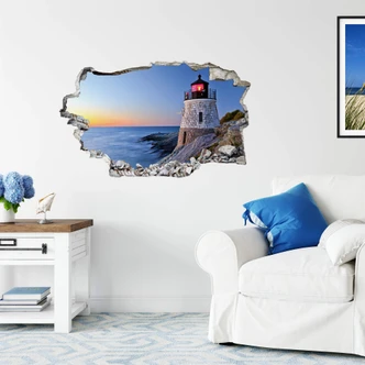 3D wall sticker On the coast 