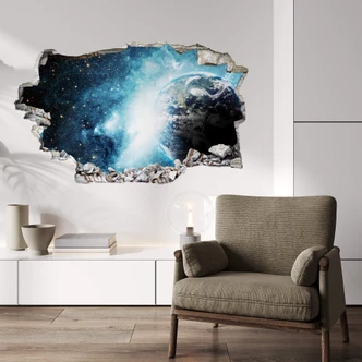 3D wall sticker In a galaxy far far away 