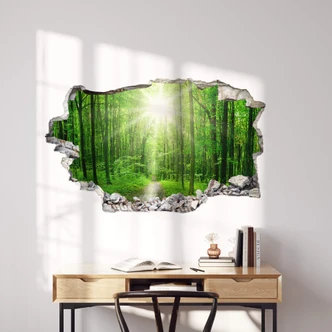 3D wall sticker Sunny Forest 