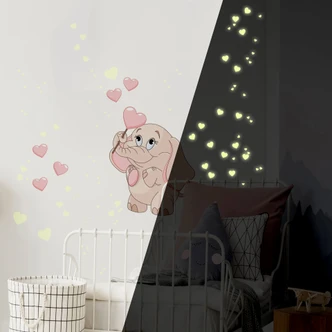 Baby Elephant Pink + Glow in the Dark 
