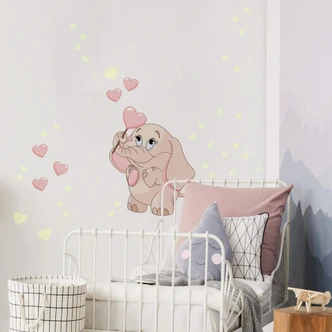 Baby Elephant Pink + Glow in the Dark 